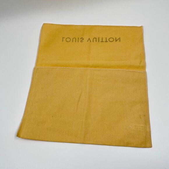Louis Vuitton Dust Bag Pochette authentic dustbag 100% Cotton Storage Vintage - Picture 4 of 4